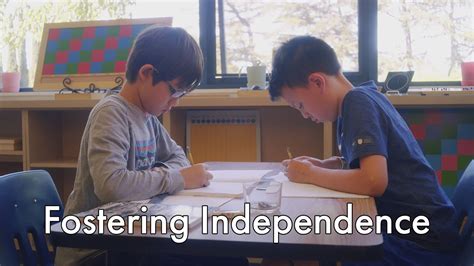 Fostering Independence through Freedom of Choice - YouTube
