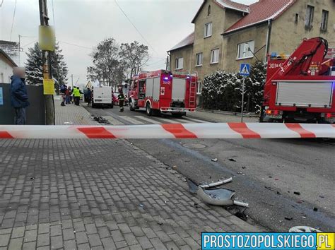 Wypadek na ul Księdza Jerzego Popiełuszki w Opolu Doszło tam do