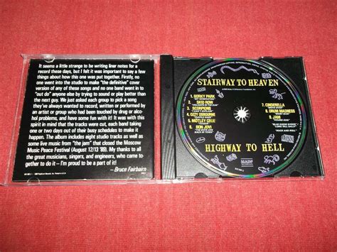 Stairway To Heaven Highway To Hell Cd Usa Ed 1989 Mdisk 64760 En