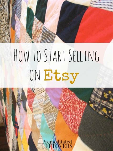 How To Start Selling On Etsy