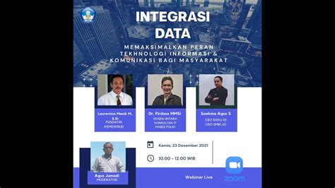 Integritas Data : Memaksimalkan Peran Teknologi Informasi & Komunikasi