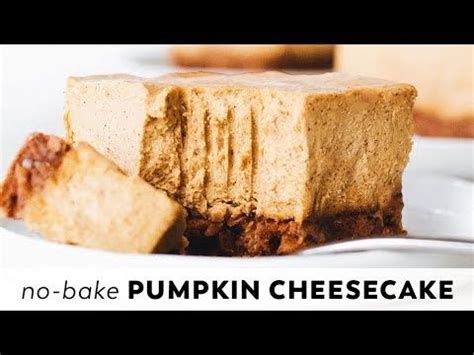 No Bake Medjool Date Pumpkin Cheesecake Bars Vegan Paleo YouTube