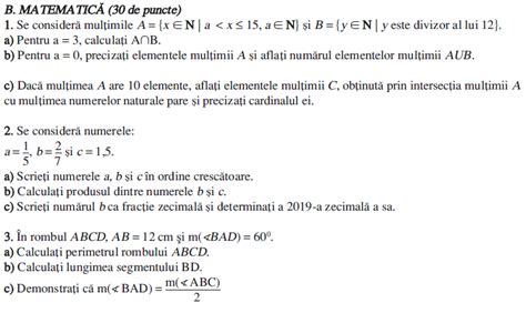 Definitivat Invatatori 2021 Model De Test La Limba Romana Si Matematica Metodica Predarii