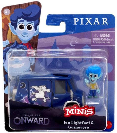 Disney Pixar Onward Minis Ian Lightfoot Guinevere Figure 2 Pack Mattel