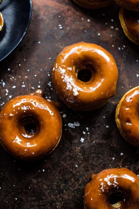 Baked Salted Caramel Apple Cider Doughnuts Half Baked Harvest