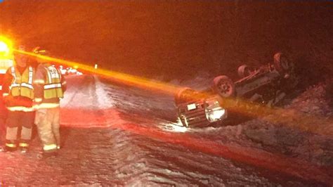 Numerous Accidents Bad Road Conditions Close Roads Across State
