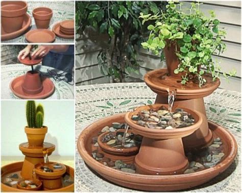 Diy tontopf pilz toadstool tutorials toadstool tontopf tutorials how to maintain a beautiful garden and landscape whenever a person desires to improve. DIY Garten Deko-Ideen - Tontopf Brunnen #decorating # ...