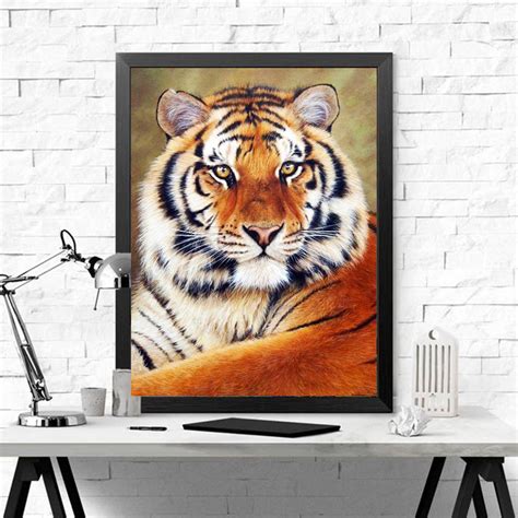 2021 Wall Art Diamond Painting Tiger 5d Diy Diamond Embroidery Animals