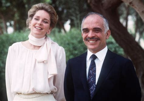 His Late Majesty King Hussein Of Jordan And Her Majesty Queen Noor