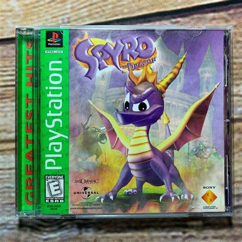 Spyro The Dragon 1998 Playstation 1 Ps1 Complete W Disc Case Manual