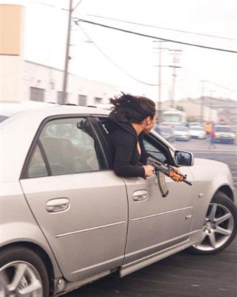 Woman Holds AK 47 Out Of Car Window San Francisco Police Share Photo