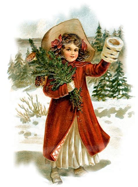 20 Clipart Christmas Victorian For Free Download On Premium
