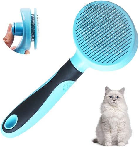 Slicker Pet Grooming Brush For Cat And Small Medium Dog Blue Self