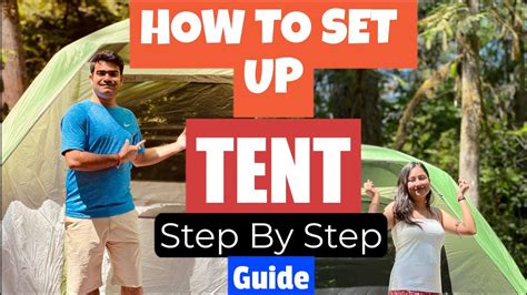 how to set up tent for camping ⛺ step by step guide youtube