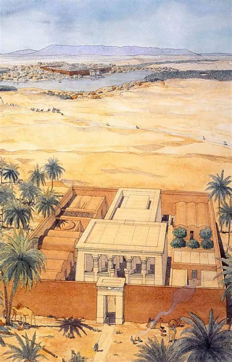 Ancient Egyptian Architecture Houses