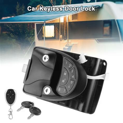 Camper Rv Trailer Keyless Entry Door Digital Lock Latch Handle Knob