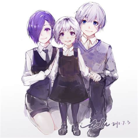 Kaneki And Touka Child Name I Love Hanging Out With My
