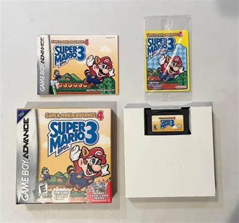 Super Mario Advance 4 Super Mario Bros 3 Complete W Box Gameboy Advan