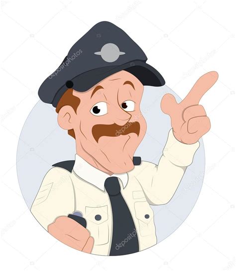 Tráfico Policía Oficial Vector Ilustración 2023