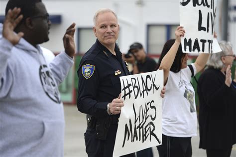 California Police Chief Joins Anti Police Violence Protests Cbs News