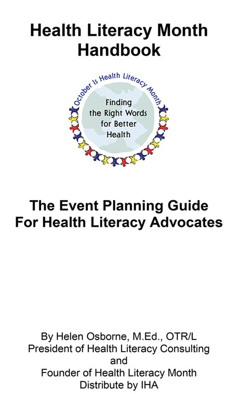 Health Literacy Month Resources Health Literacy Consulting