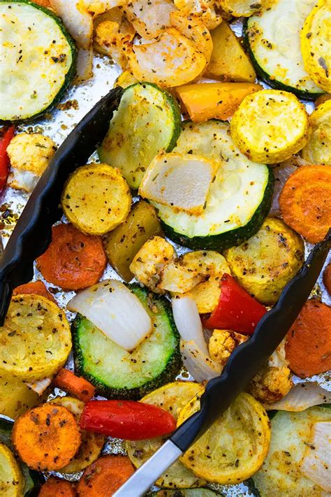 The Best Healthy Quick And Easy Oven Roasted Vegetables Recipe