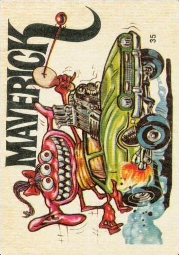 Fantastic Odd Rods Series 2 35 A Jan 1973 Trading Card By Donruss