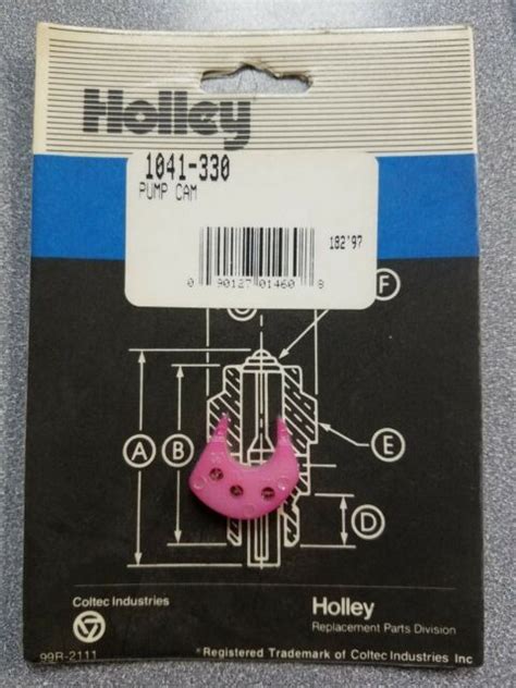 Holley Pink Pump Cam EBay