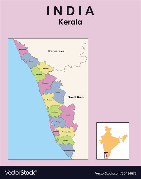 Kerala Political Map