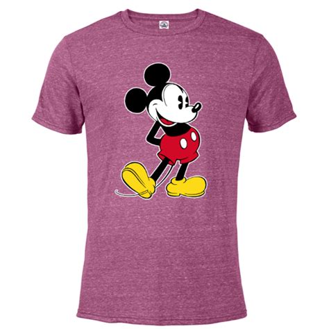 Disney Mickey Mouse Classic Pose Short Sleeve Blended T Shirt For