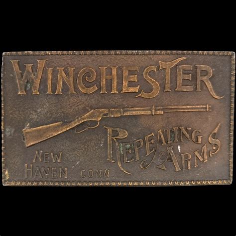 Winchester Rifle Gun Cowboy Western Hunting Shotgun 1970s Vintage Belt