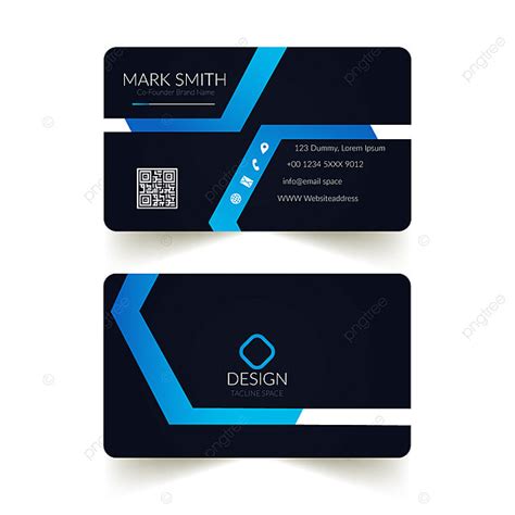 Modern Professional Business Card Template Template Download On Pngtree