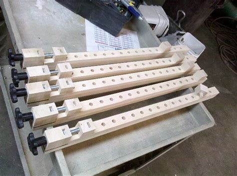 Holes (if your pipes are 1 in. Diy Wood Clamps - WoodWorking Projects & Plans