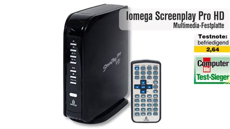 Multimedia Festplatte Iomega Screenplay Pro Hd Video Zum Testsieger