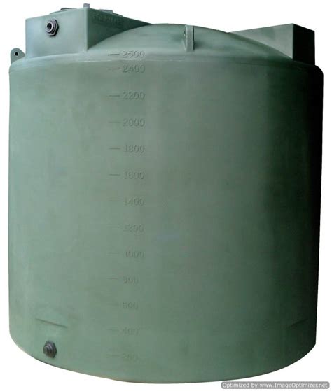 Poly Mart Vertical Water Storage Tank 2500 Gallon