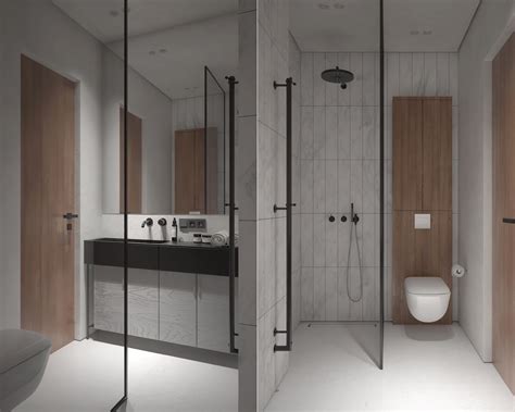 Trendy Bathroom Designs Combined With Modern And Geometric