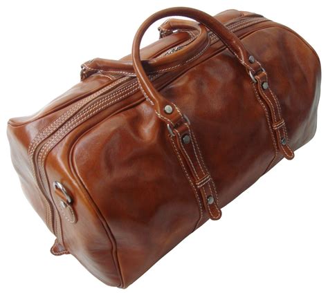 Genuine Italian Leather Holdall Cabin Bag Overnight Hand Luggage