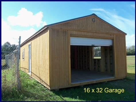 16 X 32 Garage With Insulation And Partial Wiring Started Plus Small