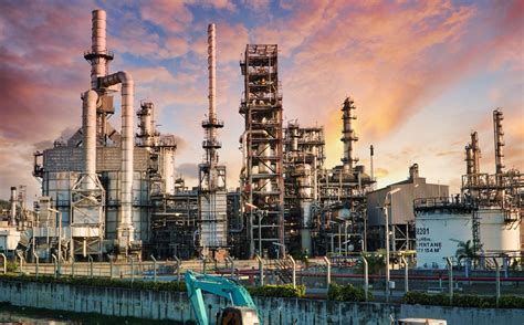 Petrochemical industry on sunset - Decision Point Associates