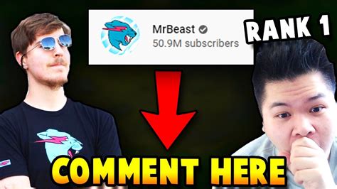 If MrBeast Comments On This Video I Ll Join His League Team FOR FREE
