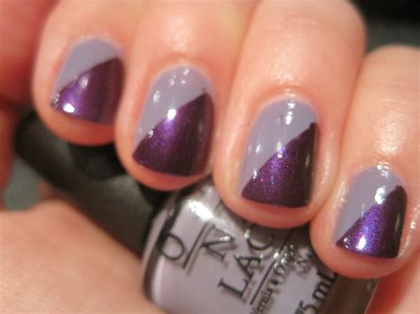 Shani's Nails: Violet Bicolore / OPI Planks a Lot