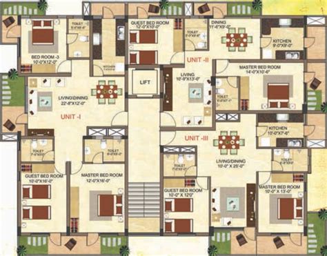 1289 Sq Ft 3 Bhk 3t Apartment For Sale In Dimensions Kalpavruksha