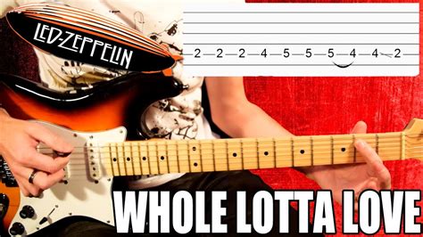How To Play Whole Lotta Love On Electric Guitar Led Zeppelin Video Tab Tutorial Tcdg Youtube