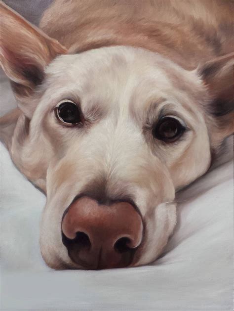 Custom Pet Portrait Pet Painting Dog Portrait Oil Etsy
