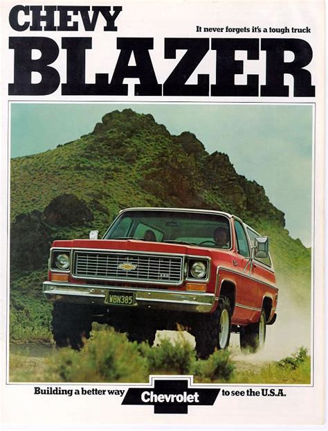 1974 Chevrolet And Gmc Truck Brochures 1974 Chevy Blazer 01