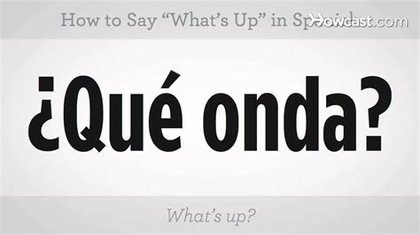This game is all about thinking in spanish. How to Say "What's Up?" | Spanish Lessons - YouTube