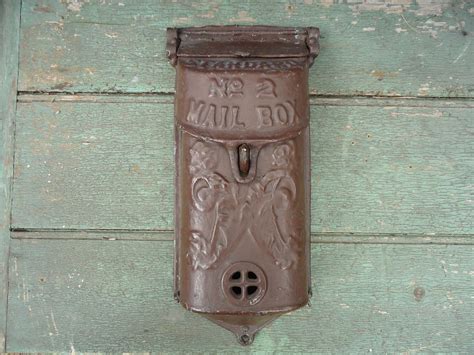 antique cast iron griswold no 2 mailbox etsy antique cast iron antiques cast iron