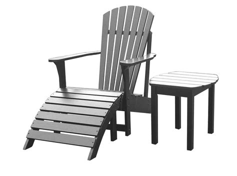 Shop our legendary adirondack chairs & tables collection. Adirondack Chair and Side Table in Black - Walmart.com