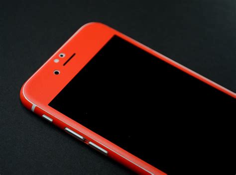 Iphone 6s Plus Red Matt Skin Wrap Decal Easyskinz