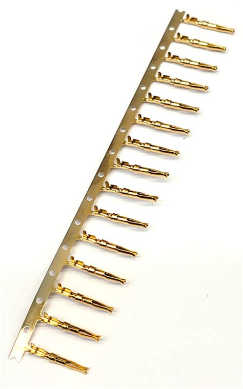 S DSUB Crimp Contacts Gold Female Sockets Strip Of HardCore Electronic Supply